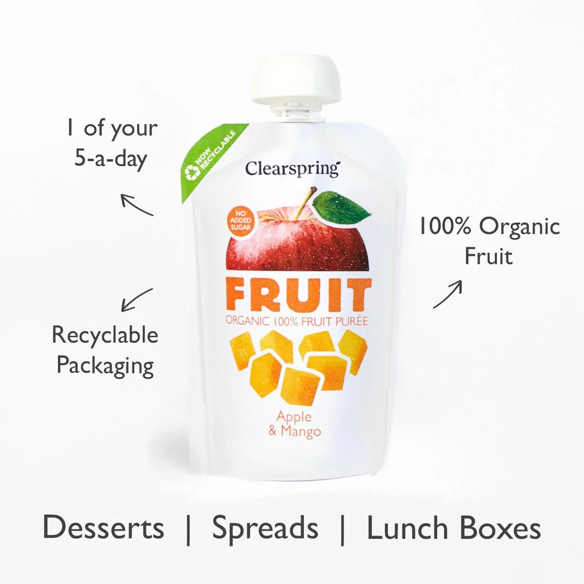 Clearspring Apple & mango Puree