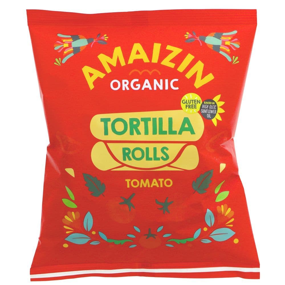 Amaizin Tomato Corn Rolls 100g