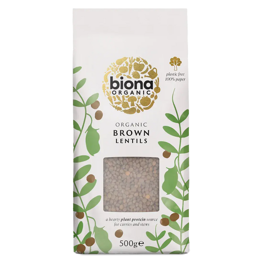 Biona Organic Brown Lentils 500g