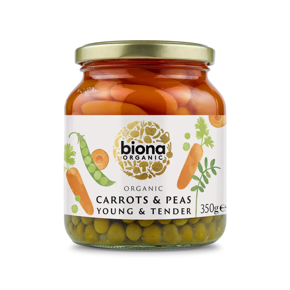 Biona Organic Carrots & Peas 350g