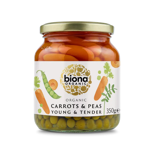 Biona Organic Carrots & Peas 350g