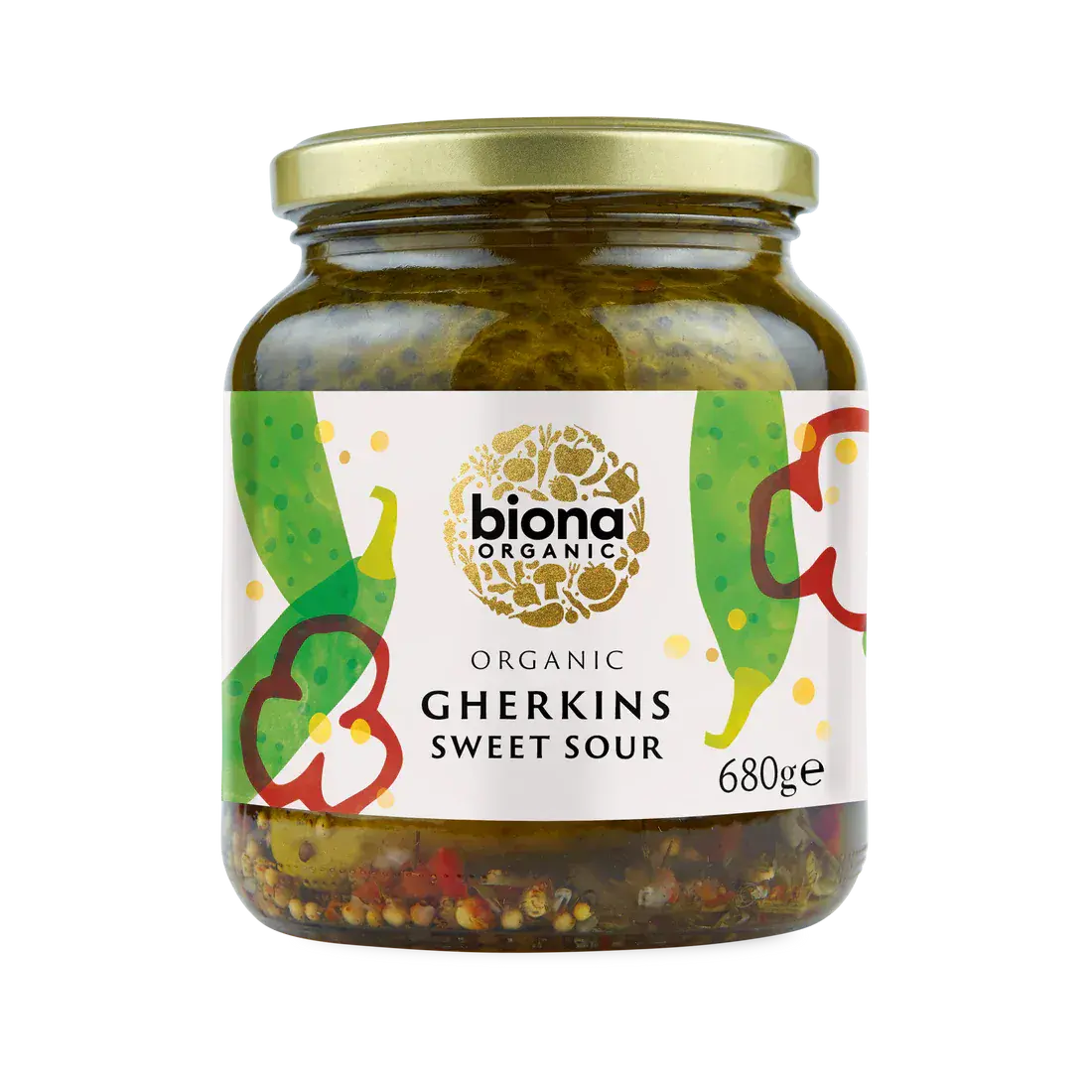 Biona Organic Gherkins Sweet & Sour