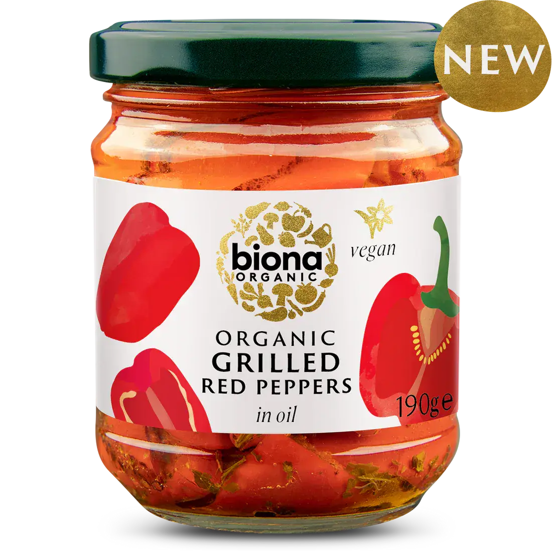 Biona Organic Grilled Red Peppers