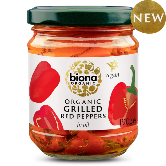 Biona Organic Grilled Red Peppers