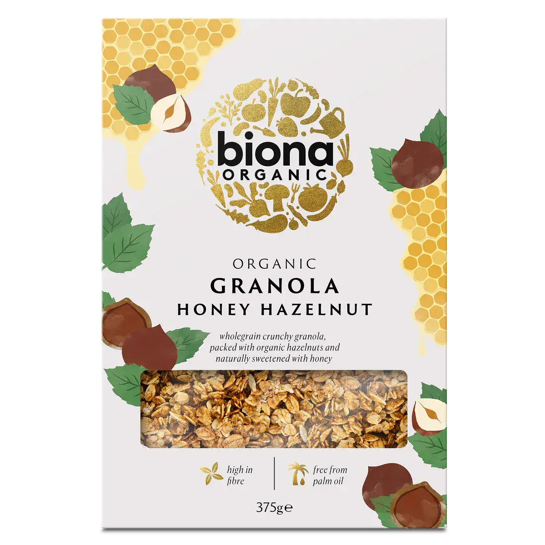 Biona Organic Honey Hazelnut Granola 375g