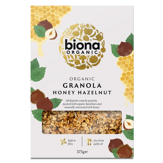 Biona Organic Honey Hazelnut Granola 375g