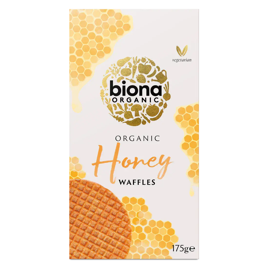 Biona Organic Honey Waffles 175g