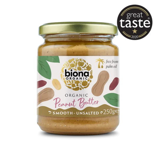 Biona Organic Peanut Butter - Smooth salted