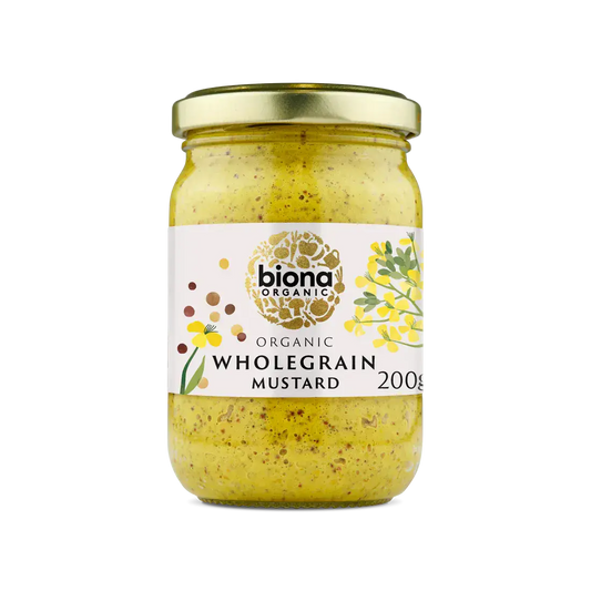 Biona Organic Wholegrain Mustard 200g