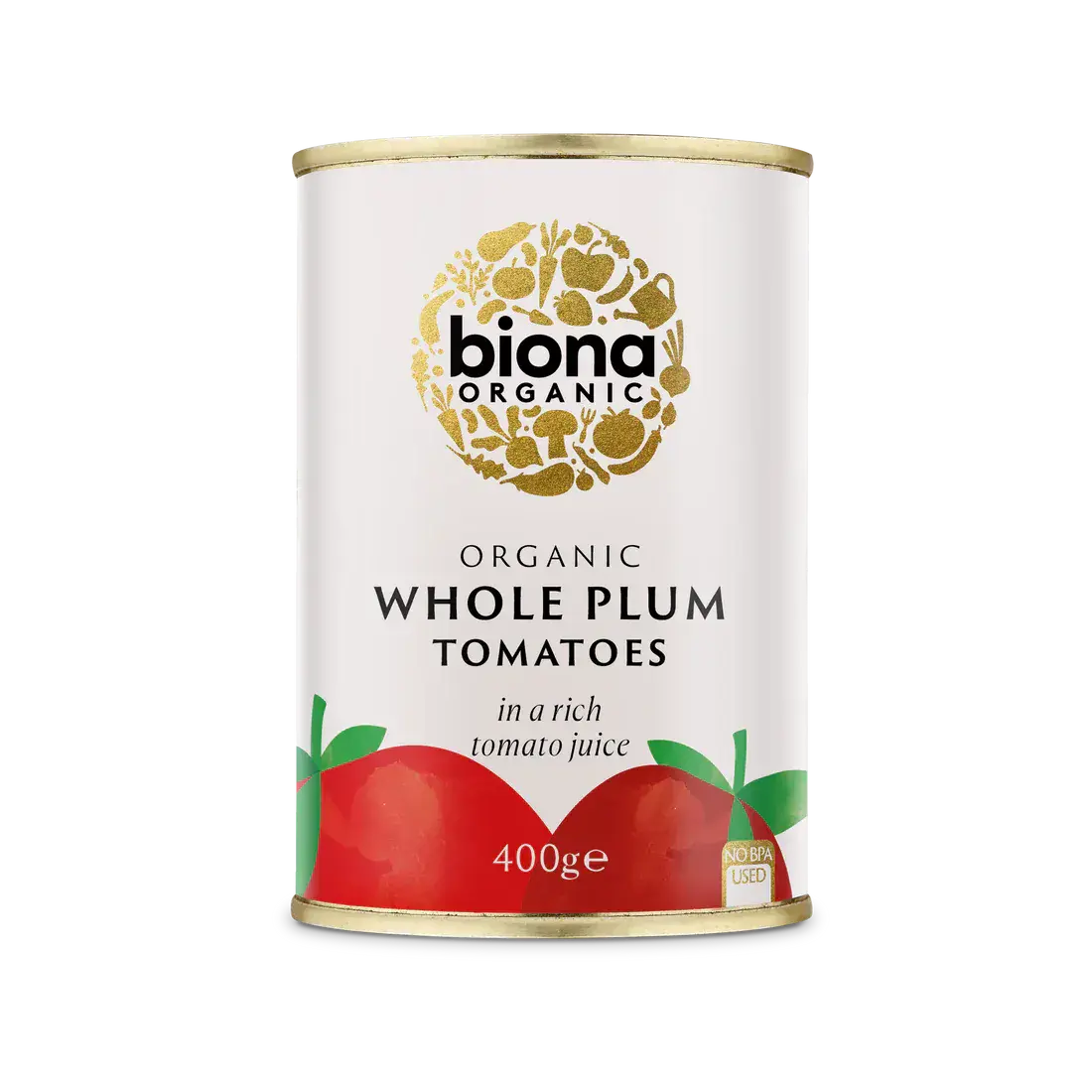 Biona Whole Peeled Plum Tomatoes