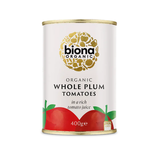 Biona Whole Peeled Plum Tomatoes
