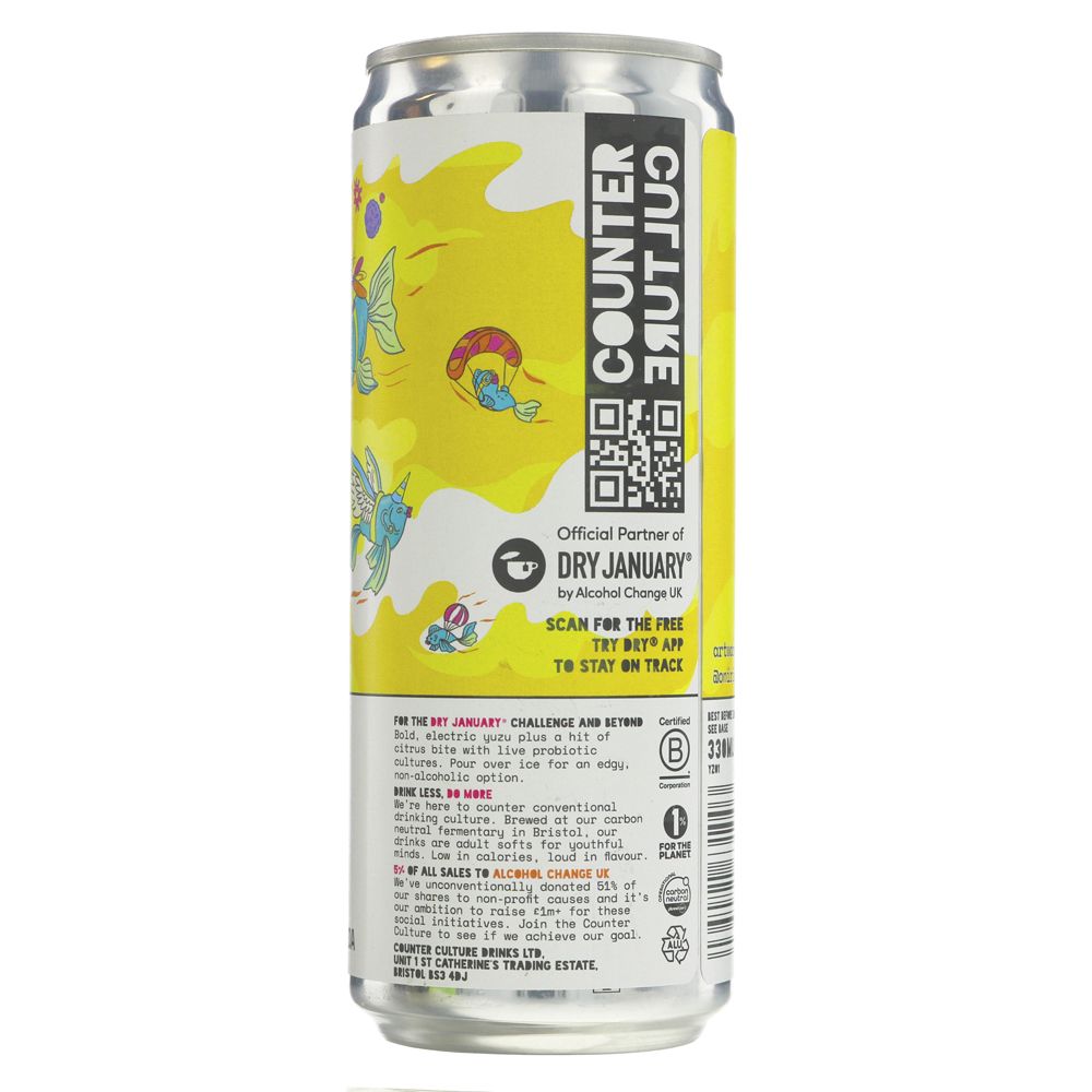Counter Culture Organic Citrus Yuzu Kombucha