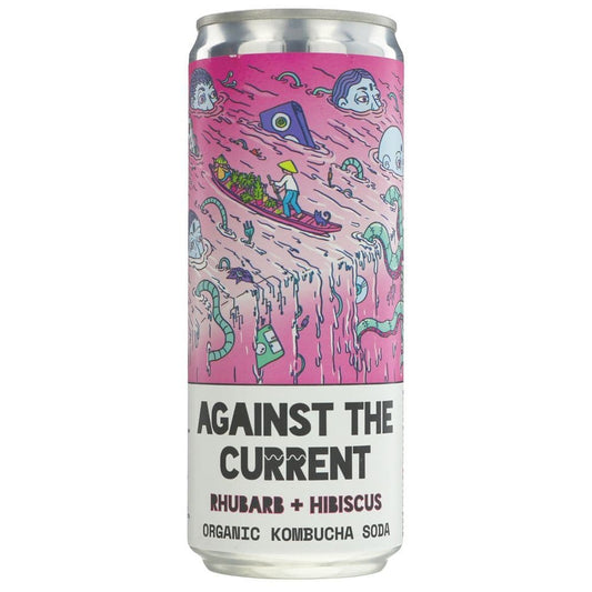 Counter Culture Organic Rhubarb & Hibiscus Kombucha