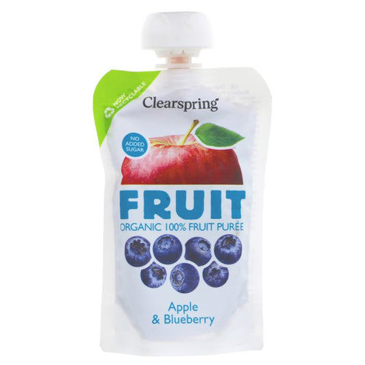 Clearspring Organic Fruit Apple & Blueberry 100g