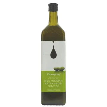 Clearspring Organic Tunisian Extra Virgin Olive Oil 1 litre