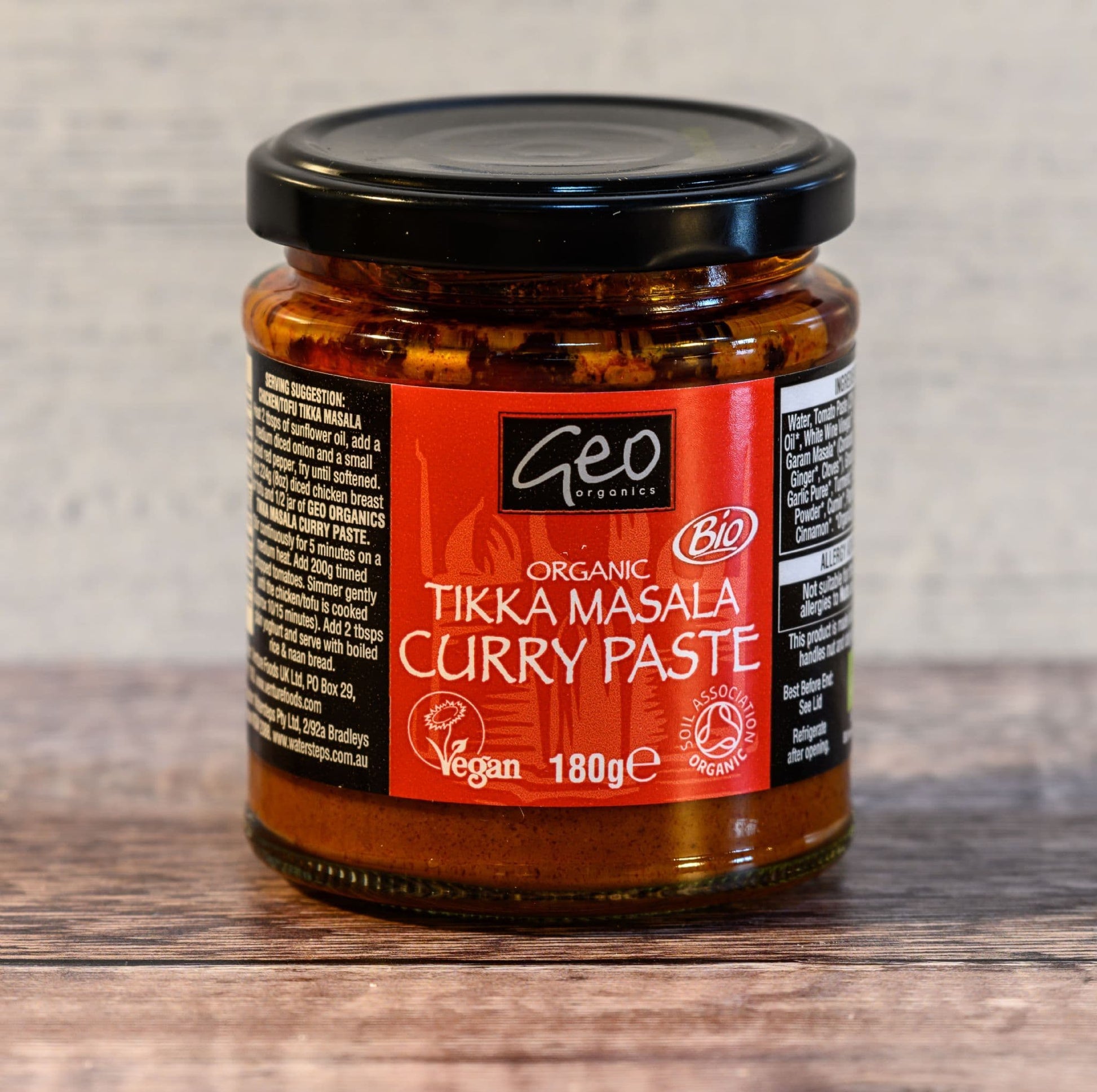 Geo Organics Tikka Masala Curry Paste