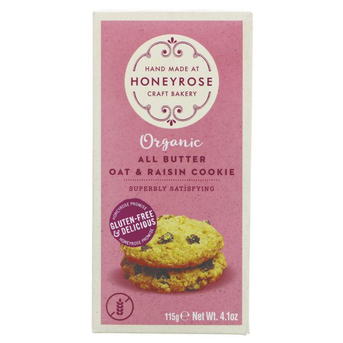 Honeyrose Organic Oat & Raisin Cookie
