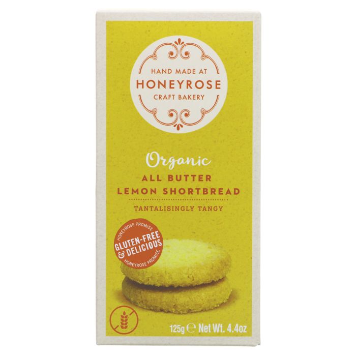 Honeyrose Organic Lemon Shortbread