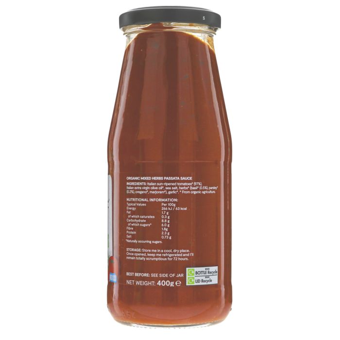 Mr Organic Mixed Herbs Passata