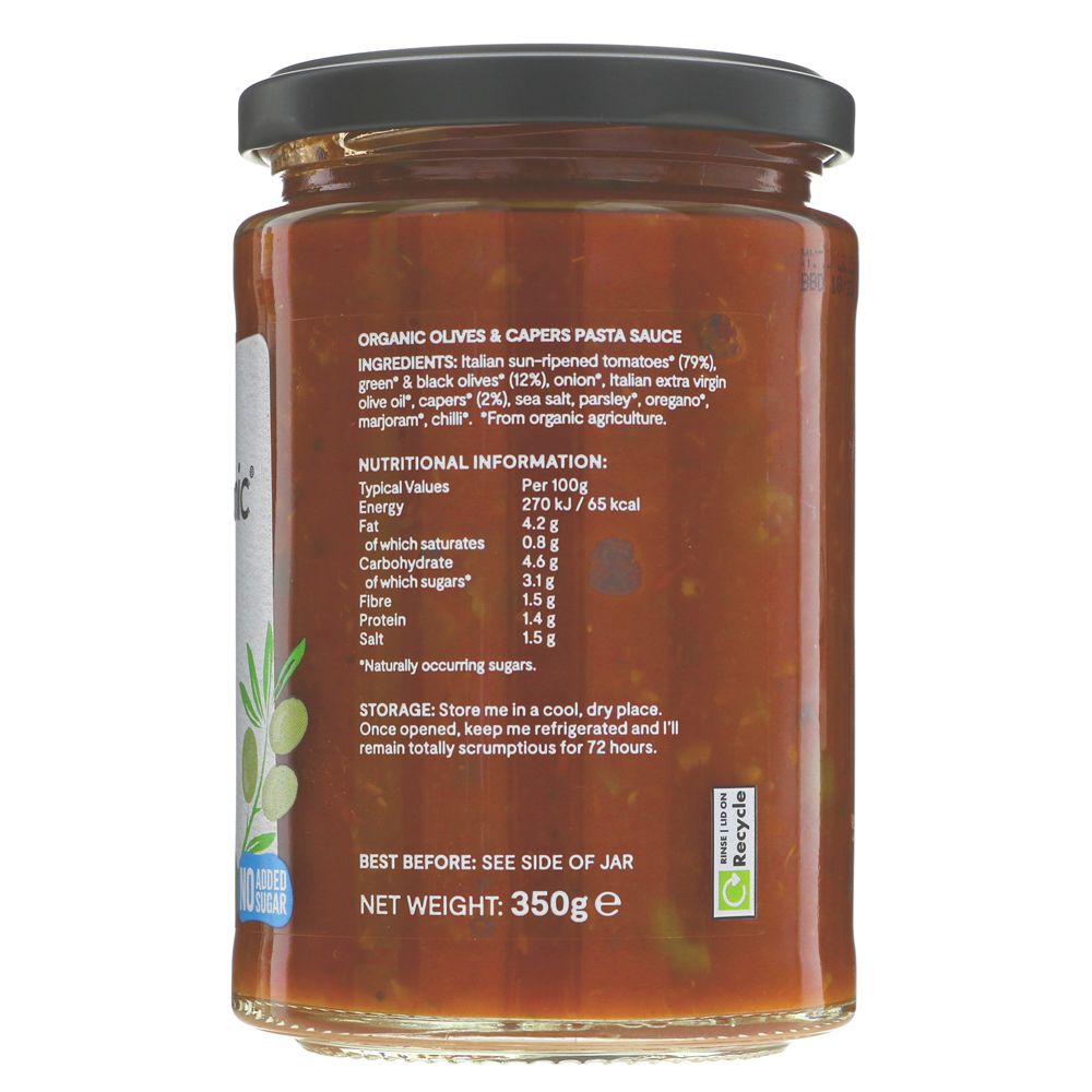 Mr Organic Olives & Capers Pasta Sauce