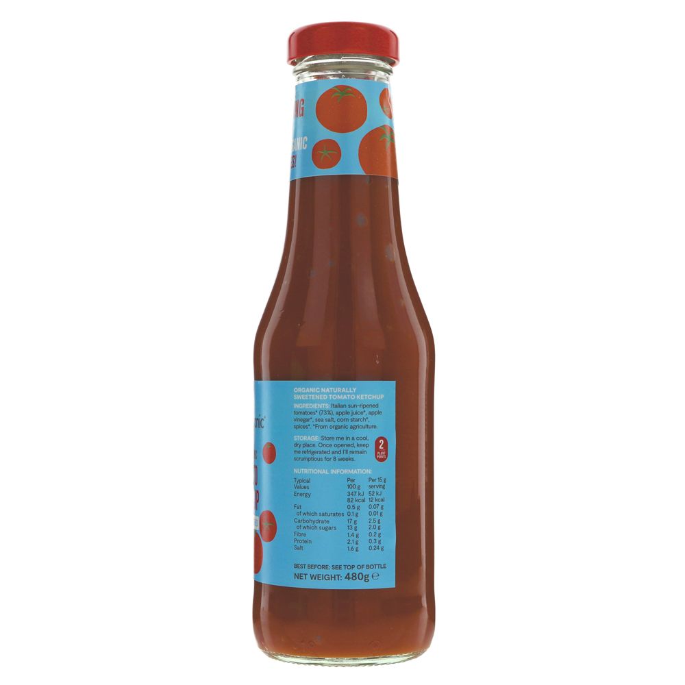 Mr Organic Naturally Sweetened Tomato Ketchup