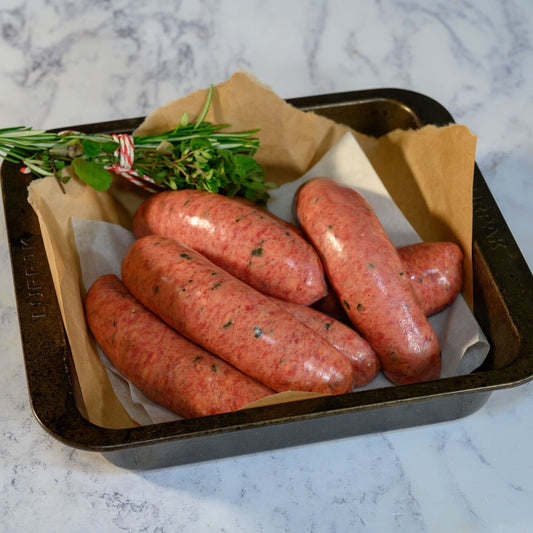Organic Sausages - Pork and Leek (Gluten Free)
