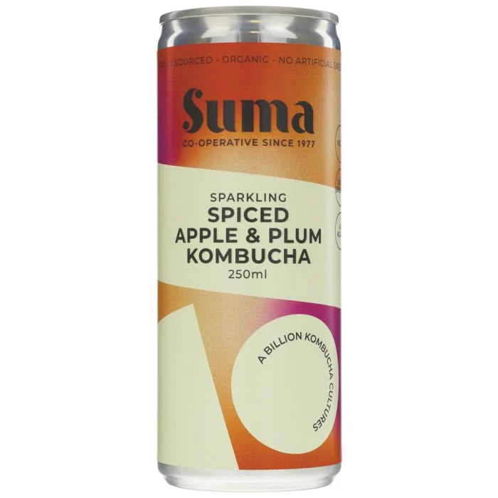 Suma Organic Spiced Apple & Plum Kombucha