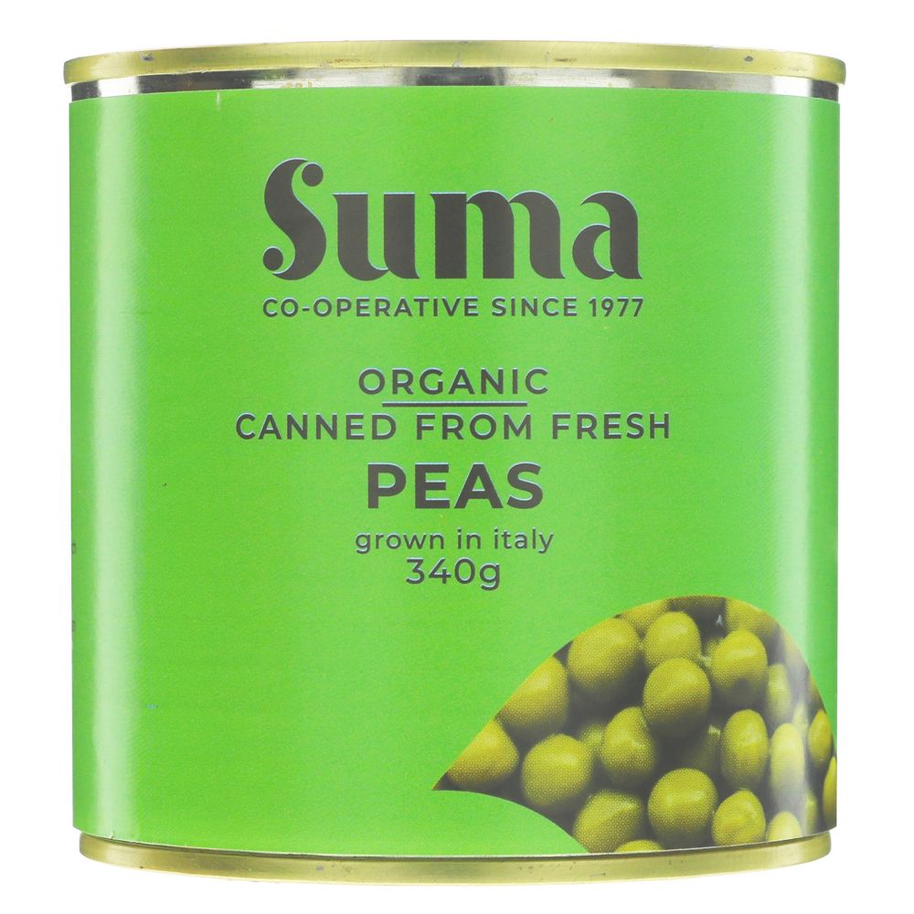 Suma Organic Tinned Peas 340g