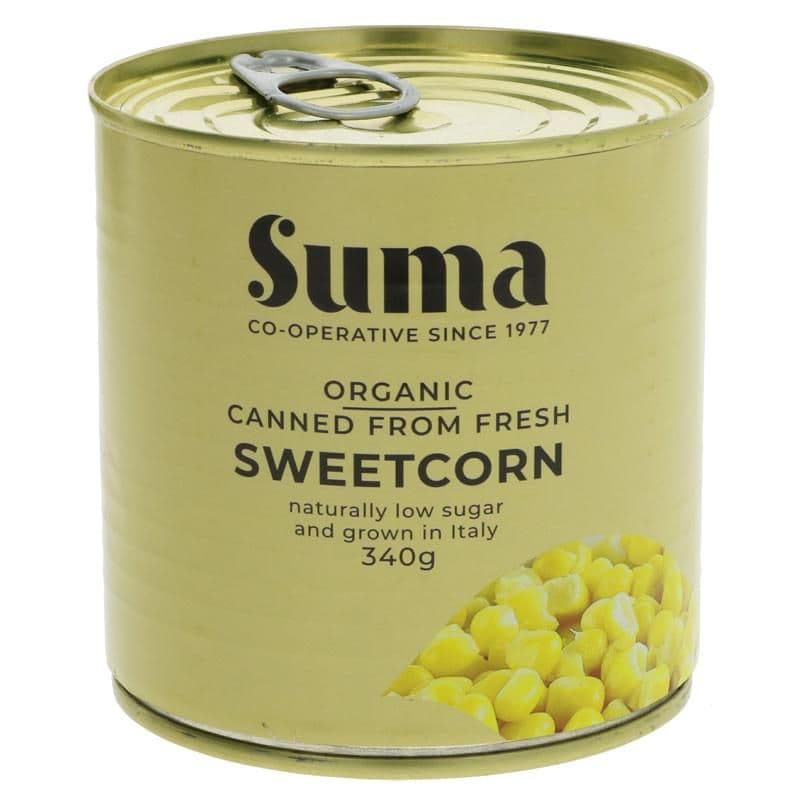 Suma Organic Tinned Sweetcorn
