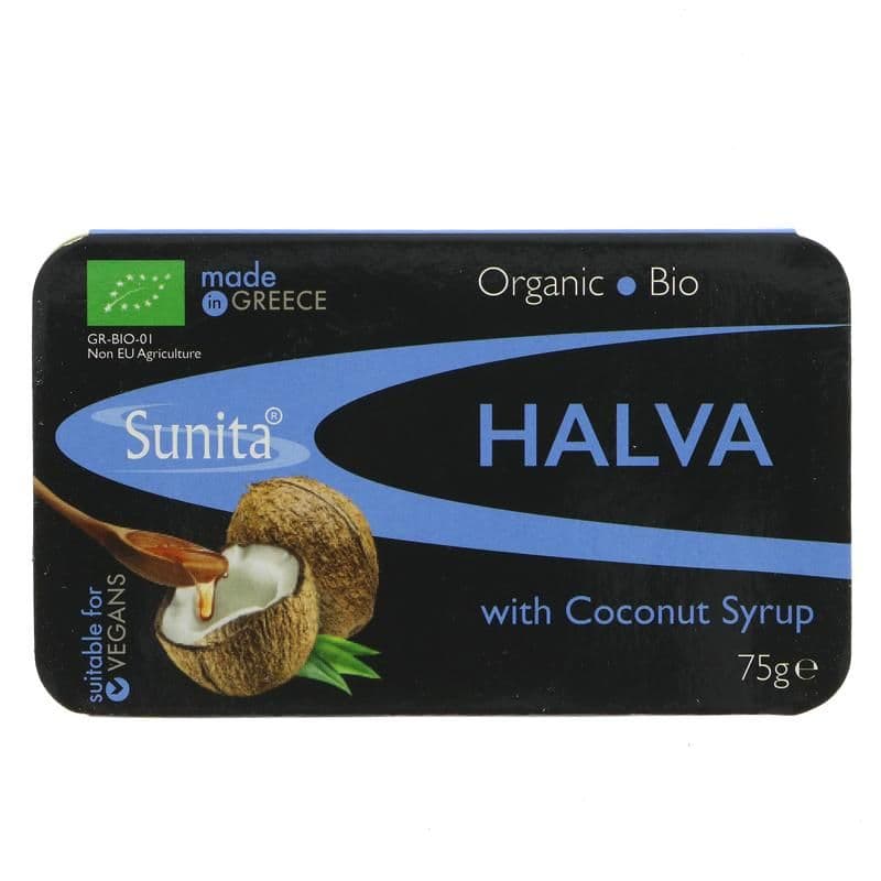 Sunita Halva with Coconut Syrup