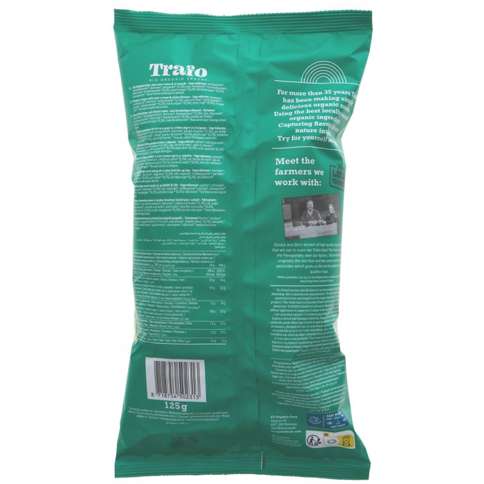 Trafo Organic SourCream & Onion Potato Chips