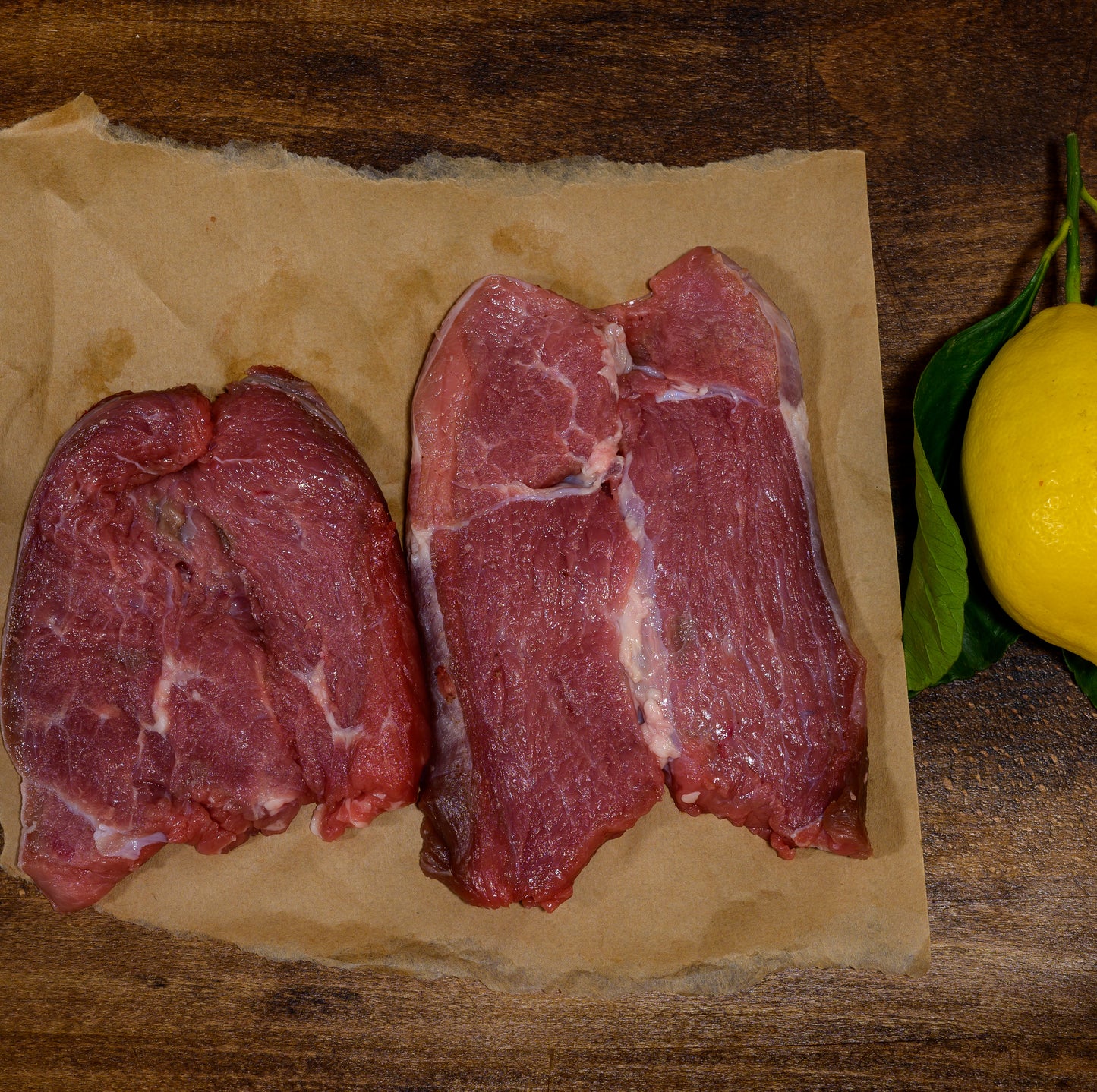 Organic Rose Veal Escalopes