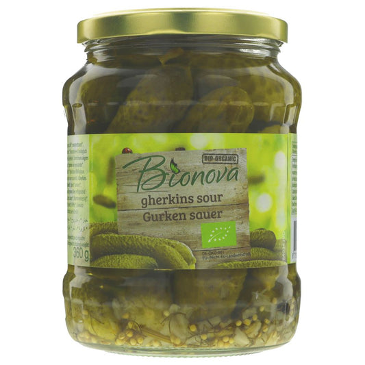 Bionova Gherkins Sour 670g